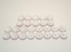 PN Mini-Z Full Set Aero Dish Wheel - White