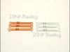 PN Mini-Z Alloy Tie Rod 0 - Orange